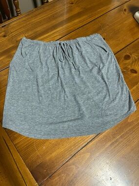 Sonoma Goods For Life | Heather Grey Jersey Knit Skirt - XL EUC